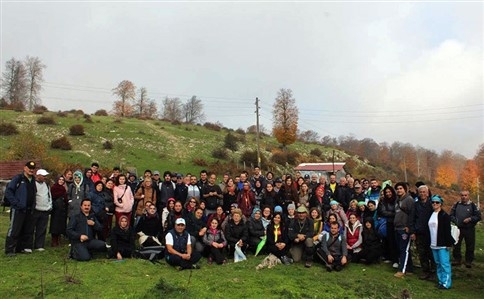 Yürüyüşler Yörükyeri’nde Devam Etti