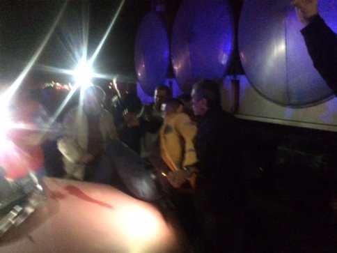 Hasta Ziyareti Dönüşü Kamyon Çarptı 5 Yaralı