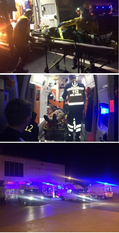 Hasta Ziyareti Dönüşü Kamyon Çarptı 5 Yaralı