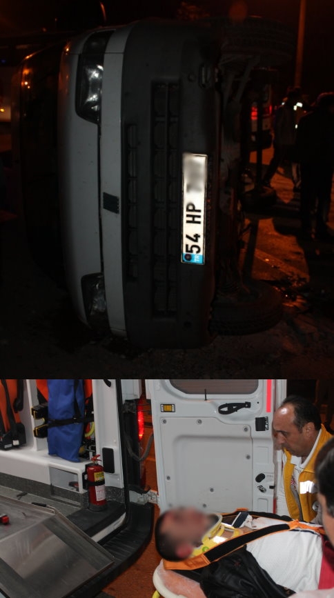 Sanayi Girişinde Trafik Kazası