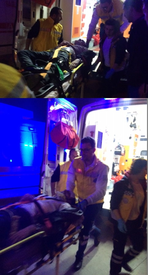 Sanayi Girişinde Trafik Kazası