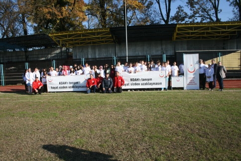 Sağlıklı Yaşam İçin Yürüyüş Yapıldı