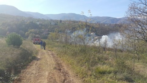 Kuzuluk Orman Park Civarında Yangın Çıktı