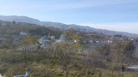 Kuzuluk Orman Park Civarında Yangın Çıktı