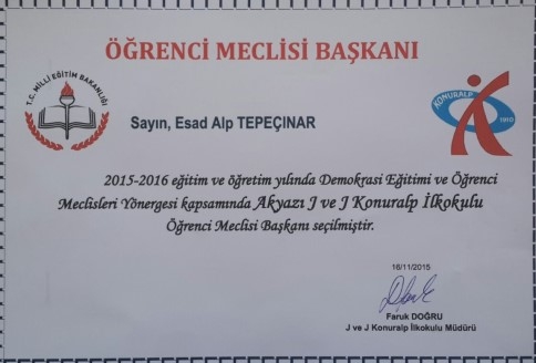 Konuralp Meclis Başkanını Seçti…