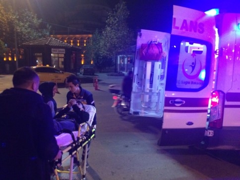 Bisikletten Düşen Çocuk Hastaneye Kaldırıldı