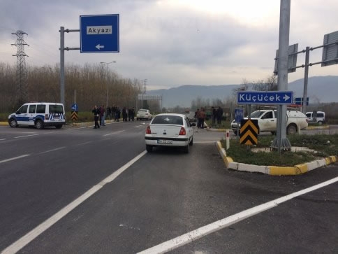 Küçücük kavşağında kaza 1 kişi hayatını kaybetti 
