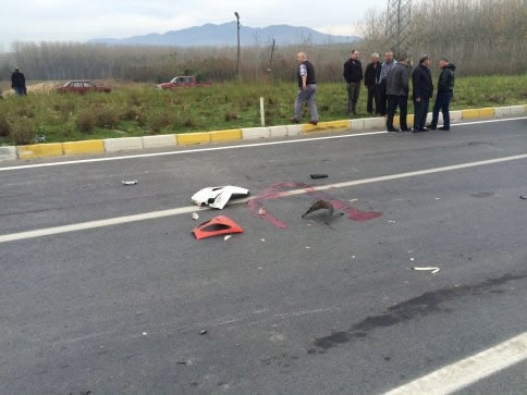 Küçücük kavşağında kaza 1 kişi hayatını kaybetti 