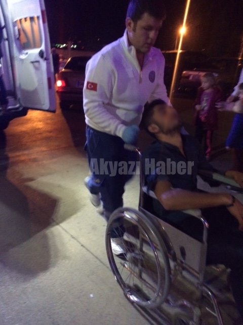 Otomobil Takla Atarak Su Kanalına Uçtu