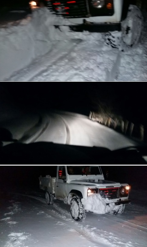 Kar Yere, Ekipler Yola Düştü 