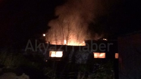 Atölyede Yangın Çıktı