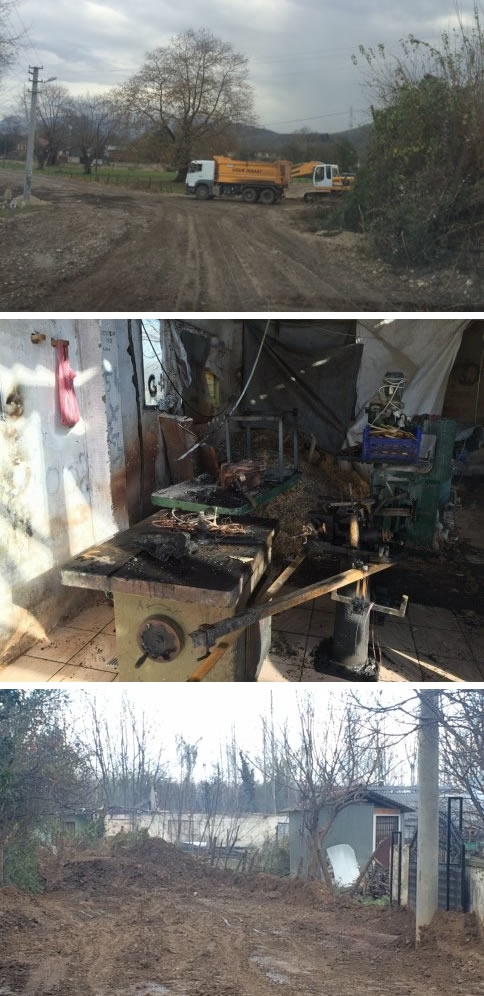 Kanalizasyon Firması, Atölye Yandıktan Sonra Yolu Düzeltti