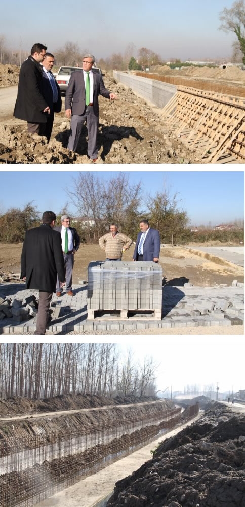 Başkan Akcan Akyazı’nın Projelerine Yerinde İnceleme