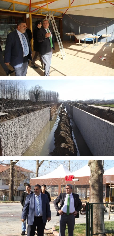 Başkan Akcan Akyazı’nın Projelerine Yerinde İnceleme