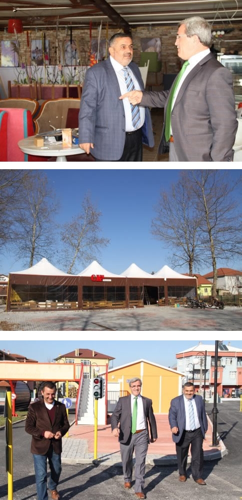 Başkan Akcan Akyazı’nın Projelerine Yerinde İnceleme