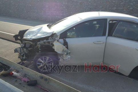 Kontrolden Çıktı Bariyerlere Girdi