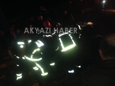 D100 karayolunda Kaza Kaza 8 Yaralı 
