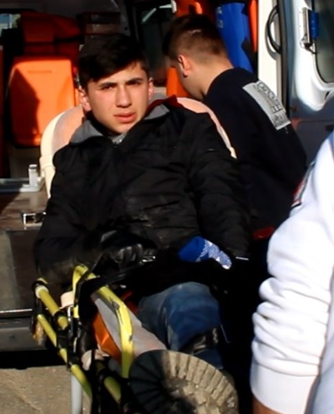 Bisikletten Düştü Yaralandı