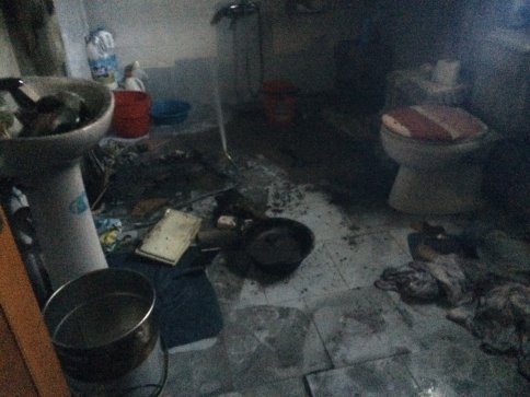 Küçücekte Çamaşır Makinesi’nden Çıkan Yangın Korkuttu