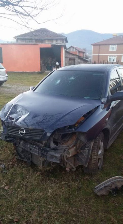 Balbalı Sapağında Kaza bir'i çocuk 4 yaralı