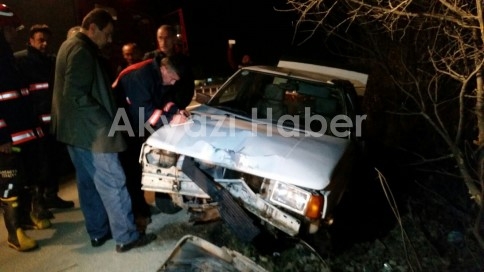 AKYAZI KUZULUK D-140 KARA YOLUNDA TRAFİK KAZASI 