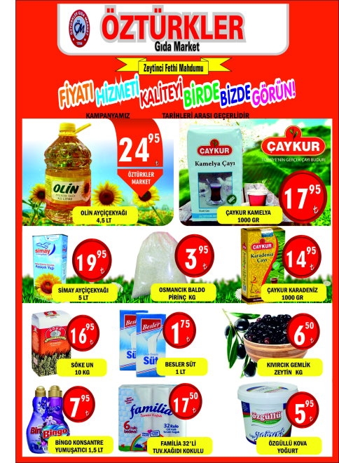 2016’NIN İLK İNDİRİMİ ÖZTÜRKLER’DEN