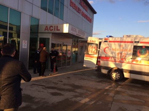 Orman İşletmesi Önünde Minibüs Yayaya Çarptı 1 Yaralı