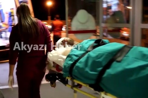 İş Makinasına Çarpan Genç Yaralandı