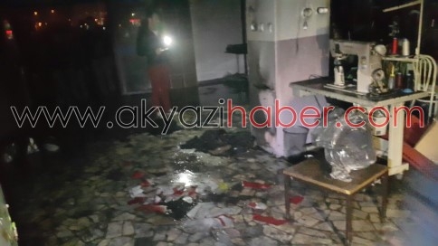 Saya Deposunda Yangın