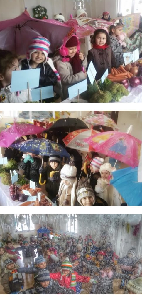 Minikler Kış Mevsimini Eğlenerek Öğrendi