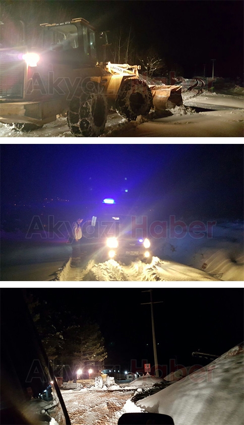 Kara Saplanan Ambulansı İş Makinası Kurtardı