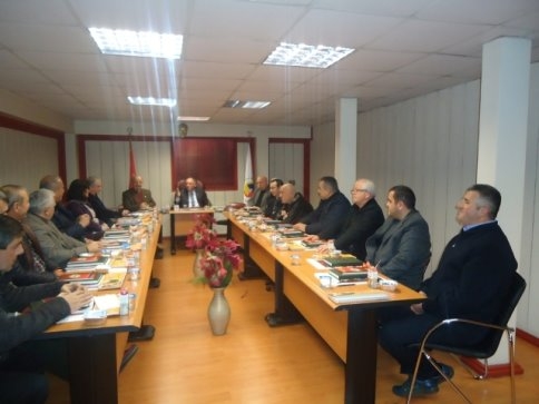 ATSO İlk Toplantısında TOBB Okulu ve ATSO Binası ile ilgili bilgi verdi