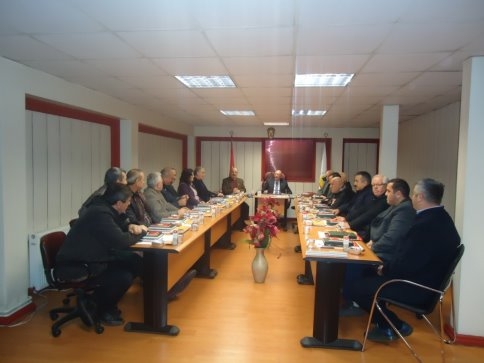 ATSO İlk Toplantısında TOBB Okulu ve ATSO Binası ile ilgili bilgi verdi