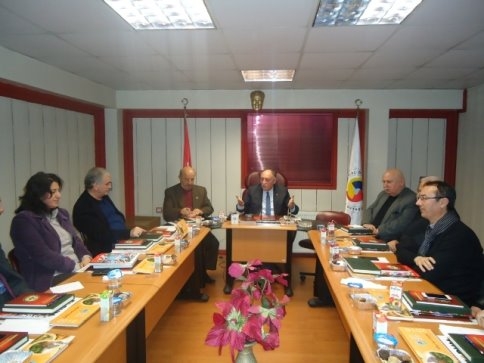 ATSO İlk Toplantısında TOBB Okulu ve ATSO Binası ile ilgili bilgi verdi