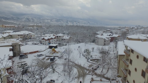 Havadan Kar Manzarası