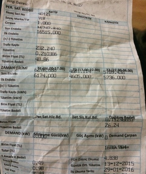 Yüksek Gelen Elektrik Faturaları Çileden Çıkarttı