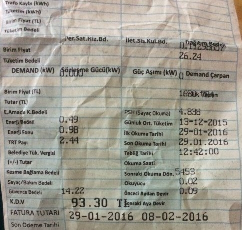 Yüksek Gelen Elektrik Faturaları Çileden Çıkarttı