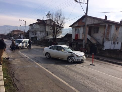 Kafa Kafaya Çarpıştılar 2 Yaralı