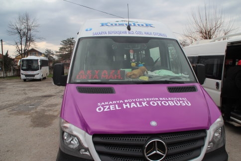 Minibüsler Mor Renk Olmaya Başladı.