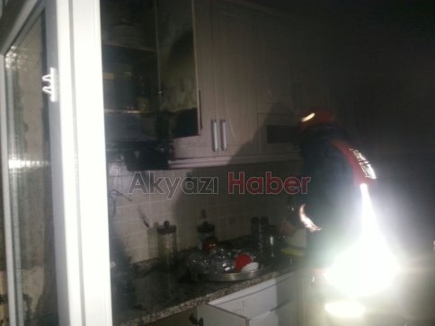 Akyazı Seyfeler Mahesinde Yangın korkuttu