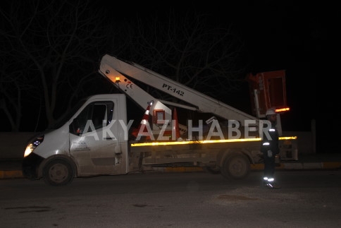 Kereste Yüklü Traktör Devrildi