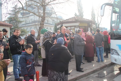 40 Kişilik Umre Kafilesi Dualarla Uğurlandı