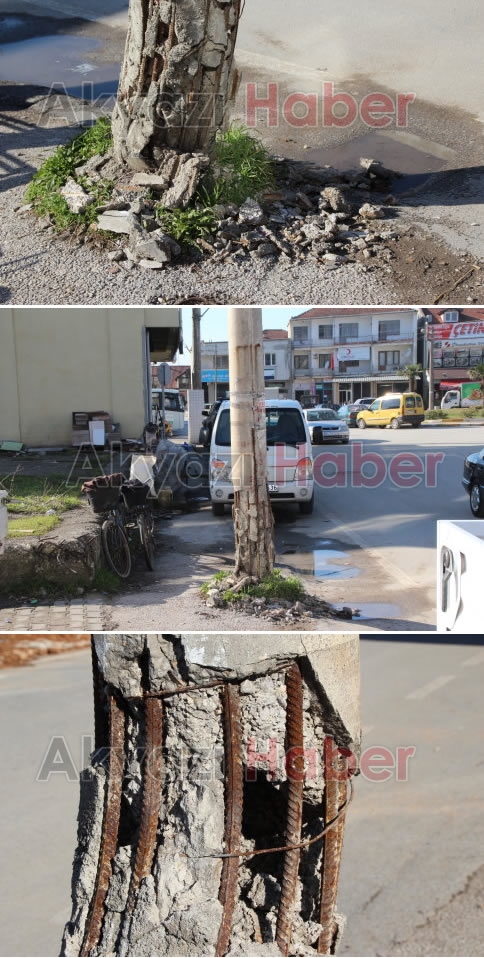 Elektrik Direği Tehlike Saçıyor.