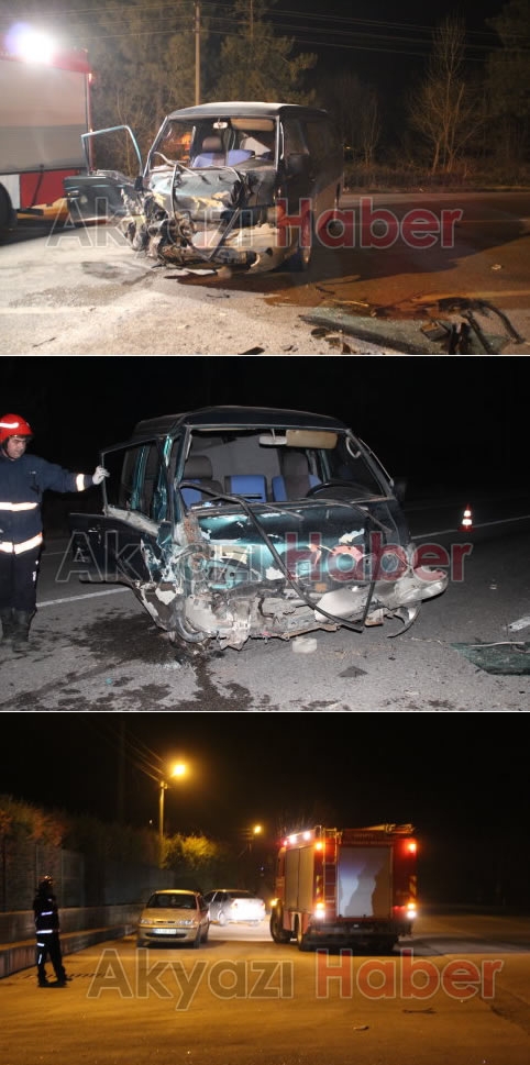 Osmanbey  Sapağında Trafik kazası 3 Yaralı