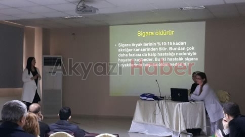 Sigaranın Zararları Hakkında Seminer Verildi
