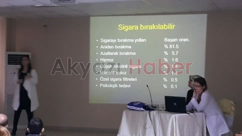 Sigaranın Zararları Hakkında Seminer Verildi