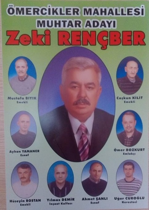 Ömercikler Mahesi Muhtarlığına Ömer Bozkurt Getirildi.