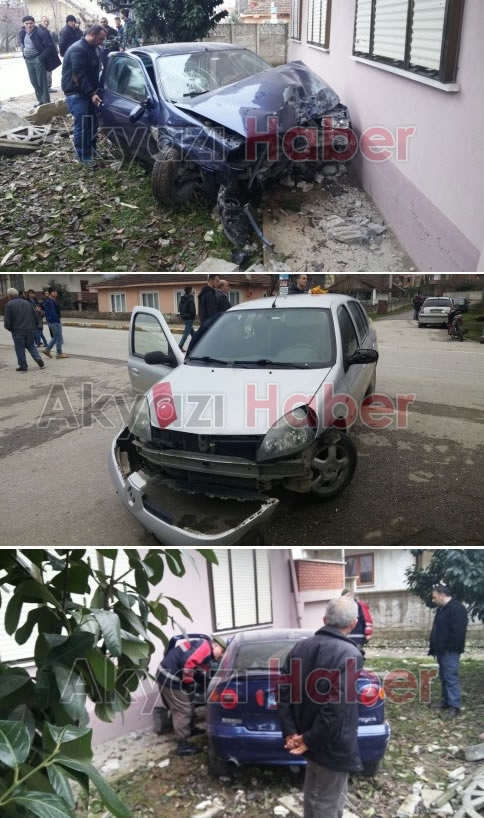 Altındere’de Trafik Kazası 2 Yaralı