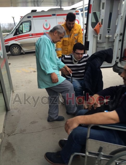 Altındere’de Trafik Kazası 2 Yaralı