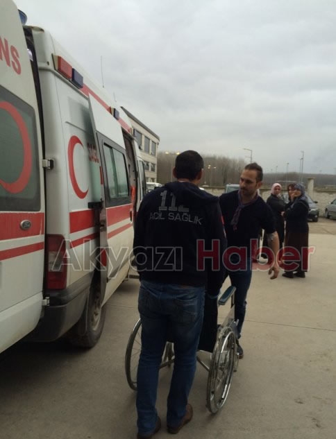 Altındere’de Trafik Kazası 2 Yaralı